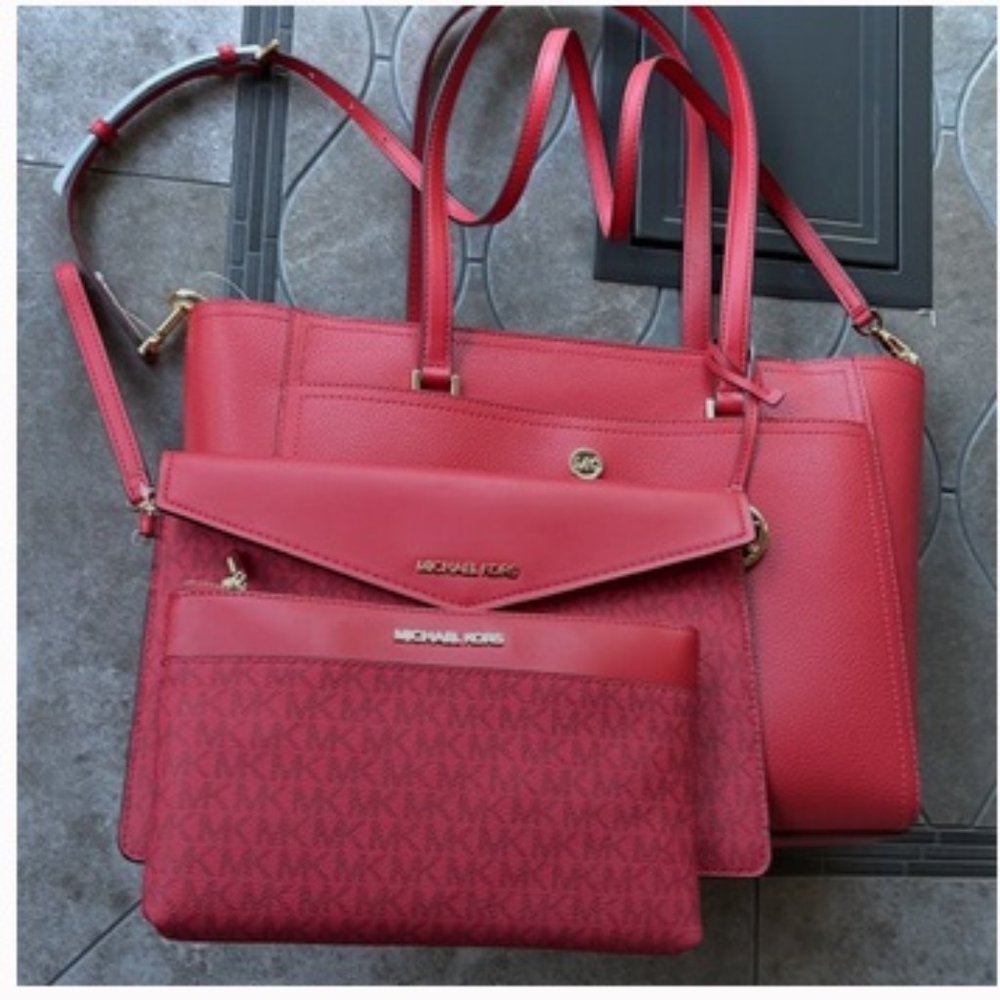 Michael Kors Maisie Large 3in1 Tote Bag Leather - Picture 1 of 16